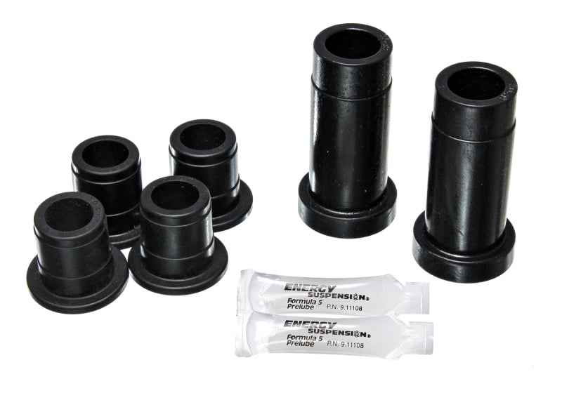 Energy Suspension 79-83 Toyota Pickup 2WD excl T-100/Tundra Black Front Upper&Lower Control Arm Bush Bushing Kits Energy Suspension
