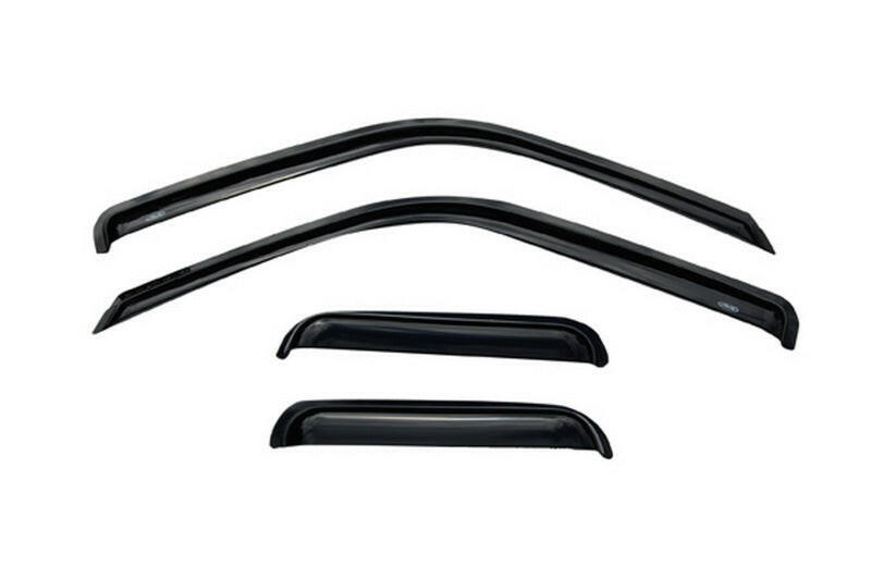 AVS 88-99 Chevy CK Ext. Cab Ventvisor Outside Mount Window Deflectors 4pc - Smoke Wind Deflectors AVS