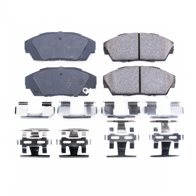 Power Stop 90-93 Acura Integra Front Z17 Evolution Ceramic Brake Pads w/Hardware Brake Pads - OE PowerStop