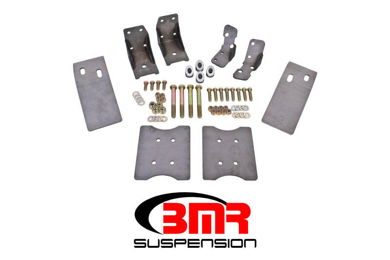 BMR 79-04 Fox Mustang Torque Box Reinforcement Plate Kit (TBR002 And TBR003) - Natural Diff Braces BMR Suspension
