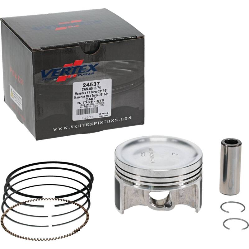 Vertex Piston 2017 Can-Am Maverick X3 900cc Cast Replica Piston Kit Piston Sets - Powersports Vertex Pistons