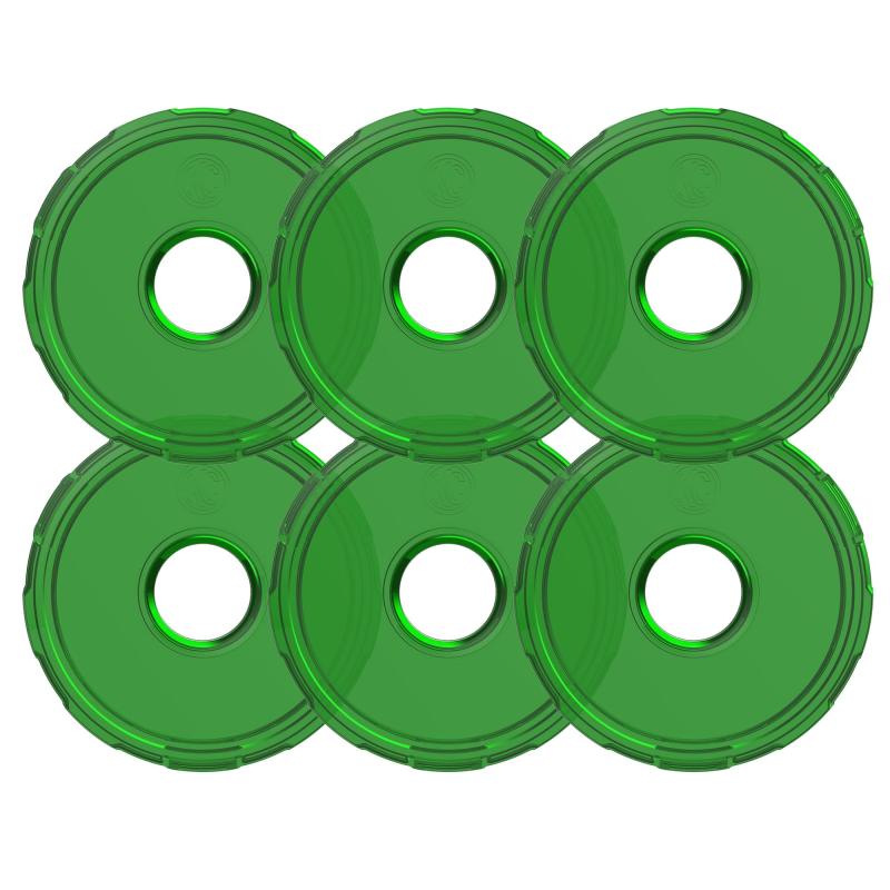 KC HiLiTES Cyclone V2 LED - Replacement Lens - Green - 6-PK Light Bars & Cubes KC HiLiTES