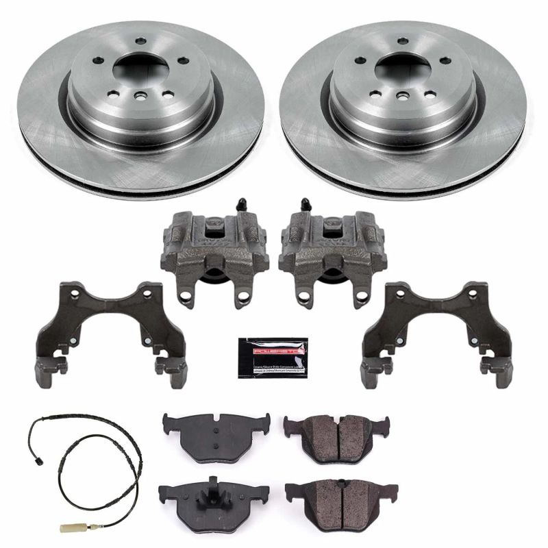 Power Stop 11-13 BMW 335i Rear Autospecialty Brake Kit w/Calipers Brake Kits - OE PowerStop
