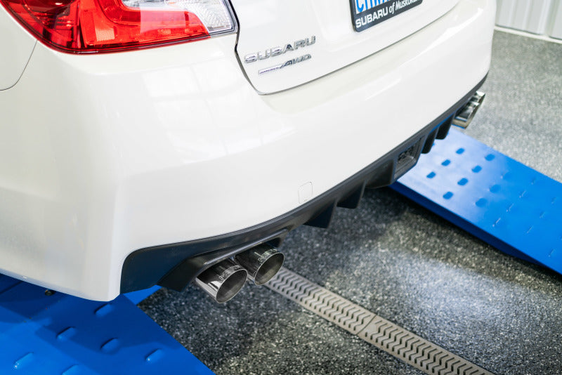 MBRP 15-19 Subaru WRX 2.0L/STI 2.5L 2.5in Dual Split Rear Exit w/ 3.5in CF Tips - T304 Axle Back MBRP