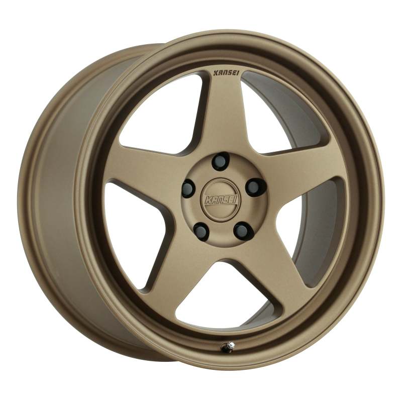 Kansei K12B Knp 18x8.5in / 5x120 BP / 35mm Offset / 72.6mm Bore - Bronze Wheel Wheels - Forged Kansei