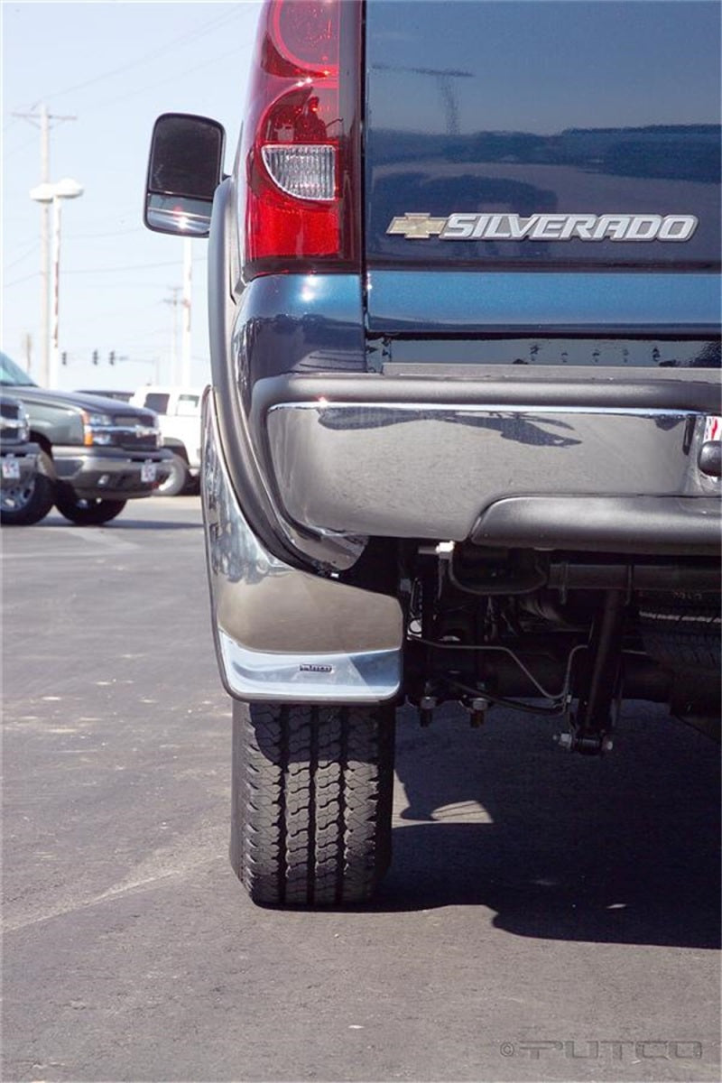 Putco 03-06 Chevrolet Silverado LD/HD w/ Factory Flares (Rear) Form Fitted Mud Skins Mud Flaps Putco