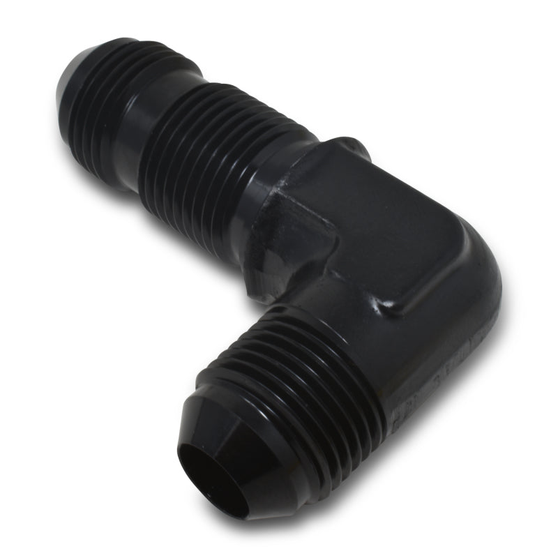 Russell Performance -6 AN 90 Degree Flare Bulkhead (Black) Fittings Russell