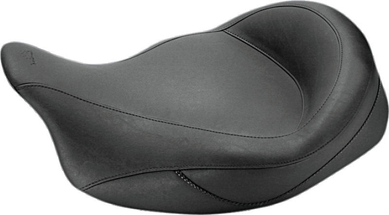 Mustang 08-21 Harley Electra Glide Std,Rd Glide,Rd King,Str Glide Super Touring Solo Seat - Black Solo Motorcycle Seats Mustang Motorcycle