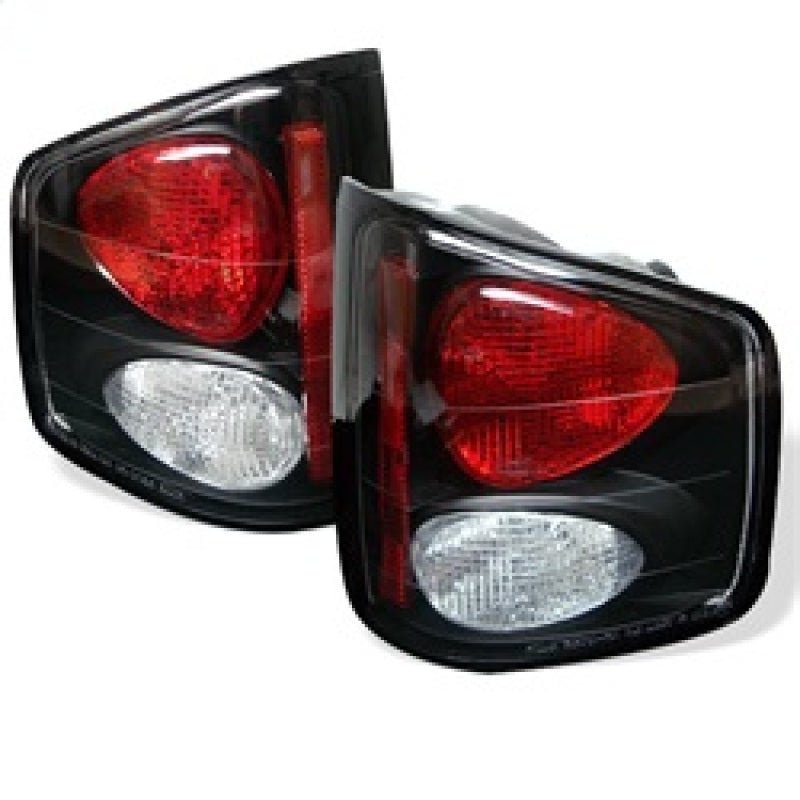 Spyder Chevy S10 94-04/GMC Sonoma 94-04/Isuzu Hombre 96-00 Euro Tail Lights Blk ALT-YD-CS1094-BK Tail Lights SPYDER