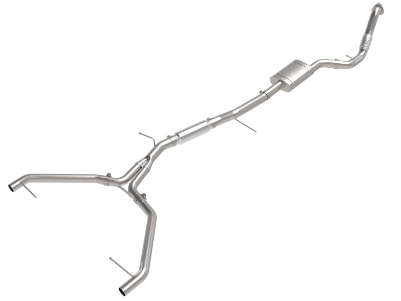 aFe 20-21 Audi A4 L4-2.0L (t) MACH Force-Xp 3in to 2-1/2in Stainless Steel Cat-Back Exhaust System Catback aFe