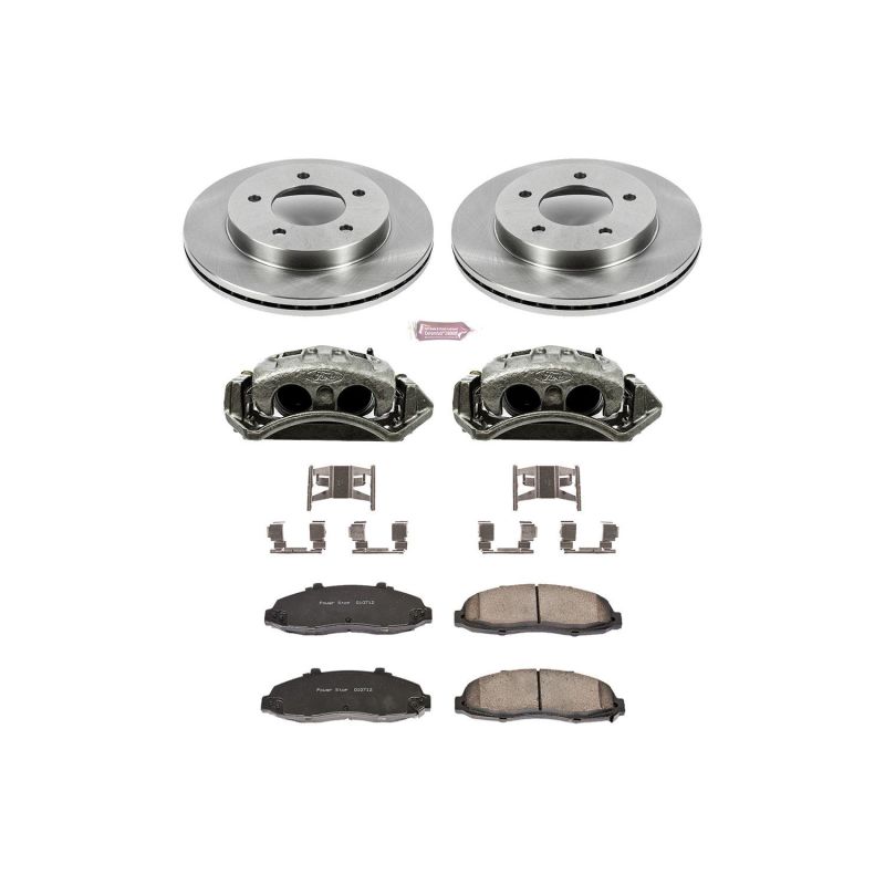 Power Stop 97-03 Ford F-150 Front Autospecialty Brake Kit w/Calipers Brake Kits - OE PowerStop