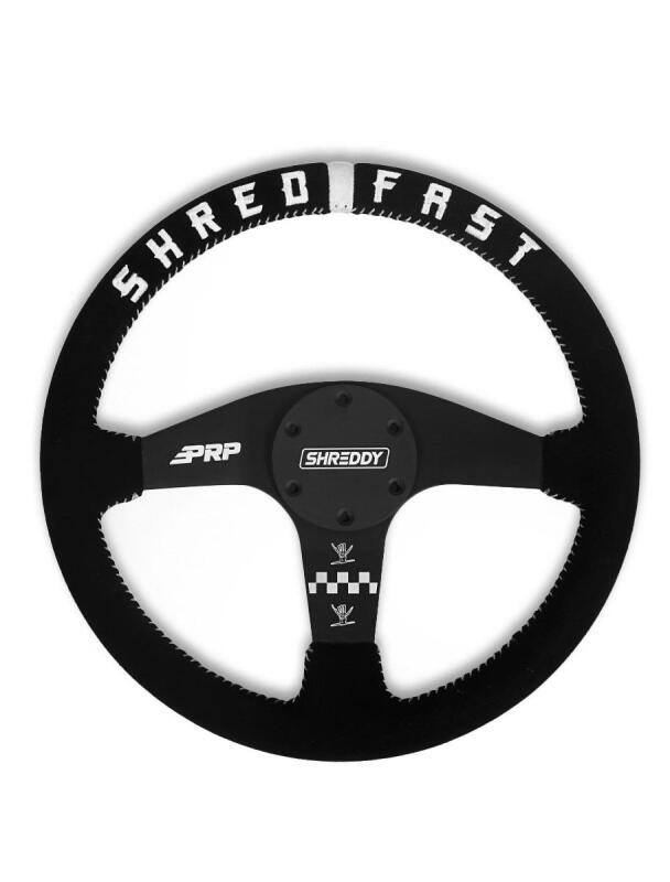 PRP x Shreddy Shred Fast Steering Wheel - Flat Steering Wheels PRP Seats