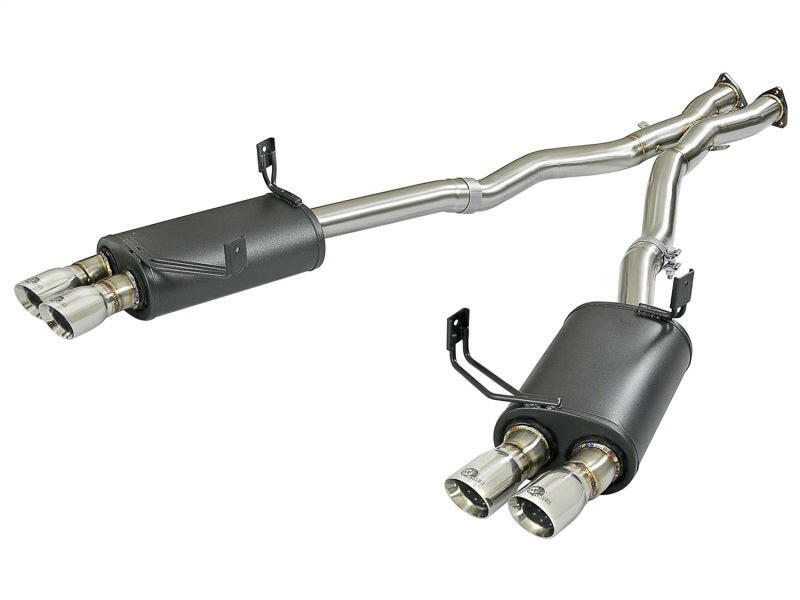 aFe MACH Force-Xp 2-1/2in 304 SS Cat-Back Exhaust w/Polished Tips 05-08 BMW Z4 M Coupe (E86) L6 3.2L Catback aFe
