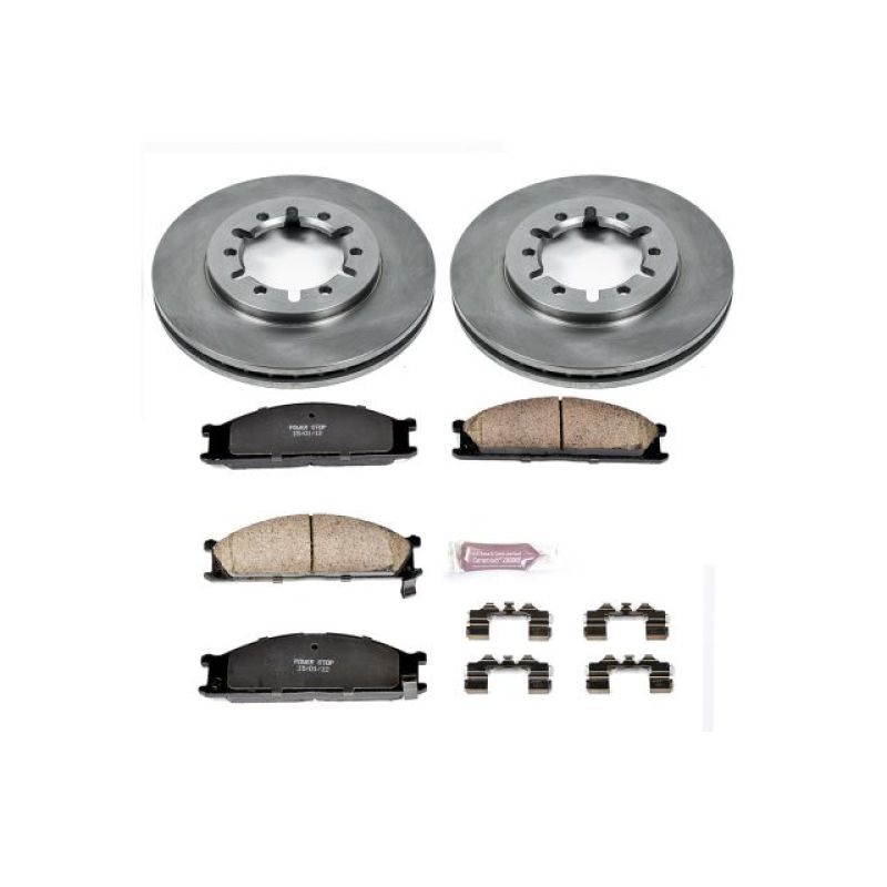 Power Stop 99-04 Nissan Frontier Front Autospecialty Brake Kit Brake Kits - OE PowerStop