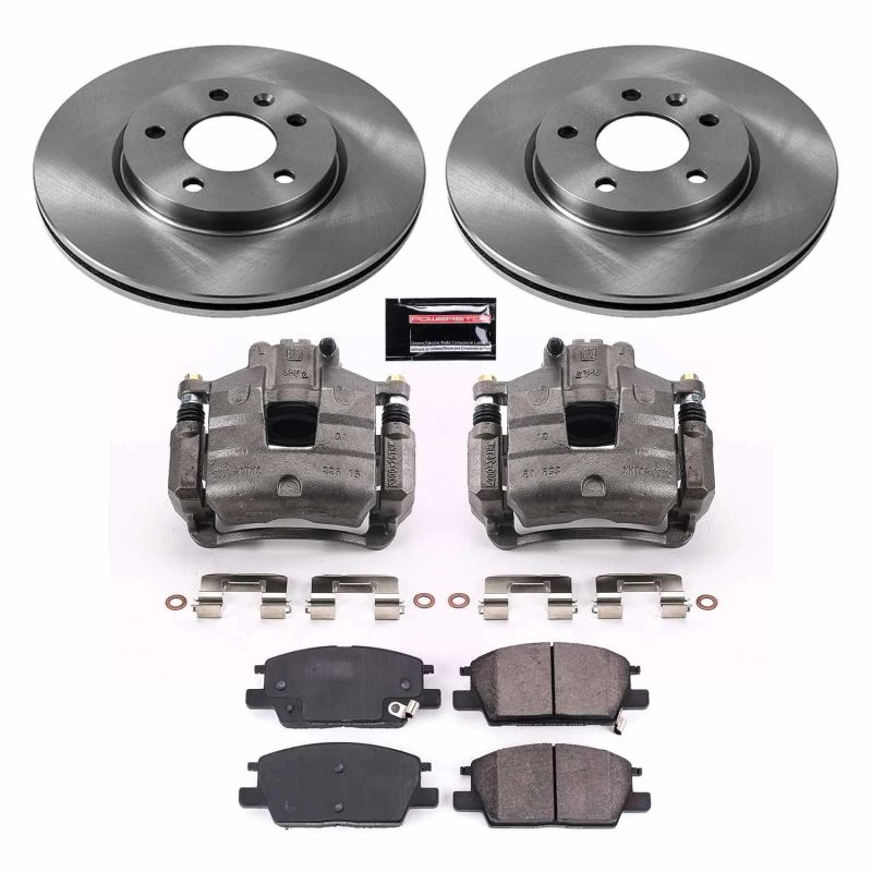 Power Stop 18-19 Buick LaCrosse Front Autospecialty Brake Kit w/Calipers Brake Kits - OE PowerStop