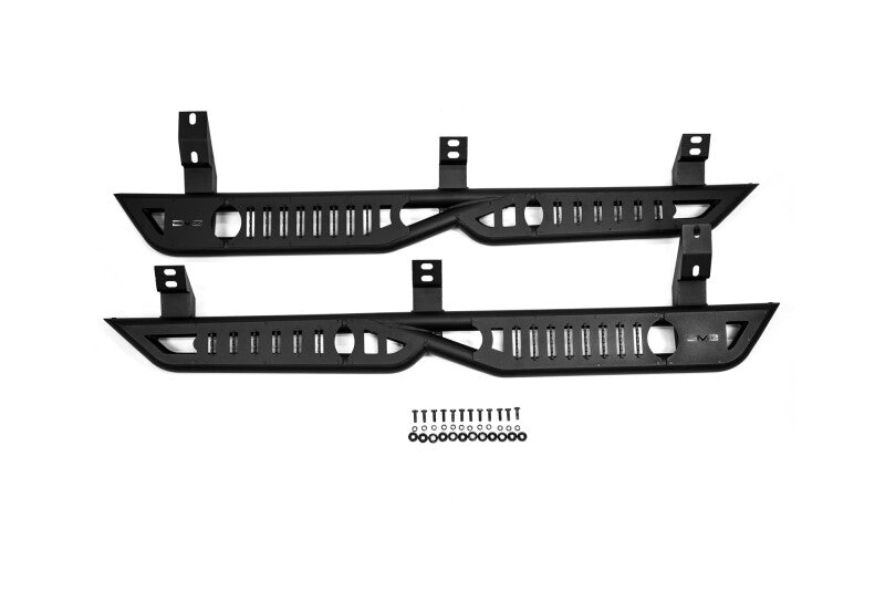 DV8 2025+ Toyota 4Runner OE Plus Side Steps - Micro-Texture Black Side Steps DV8 Offroad