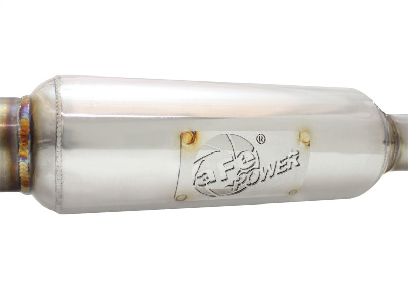 aFe 11-16 Scion TC L4-2.5L 304SS 2-1/4in to 2-1/2in Axle-Back Takeda Exhaust w/ Polished Tip Axle Back aFe