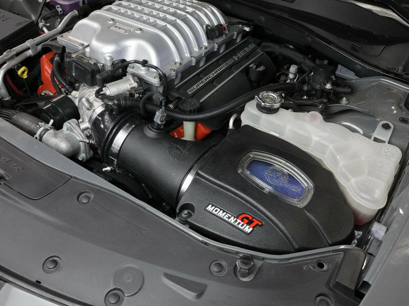 aFe Momentum GT 17-18 Dodge Charger/Challenger SRT Hellcat CAI(w/ Pro 5R Media Filter) Cold Air Intakes aFe