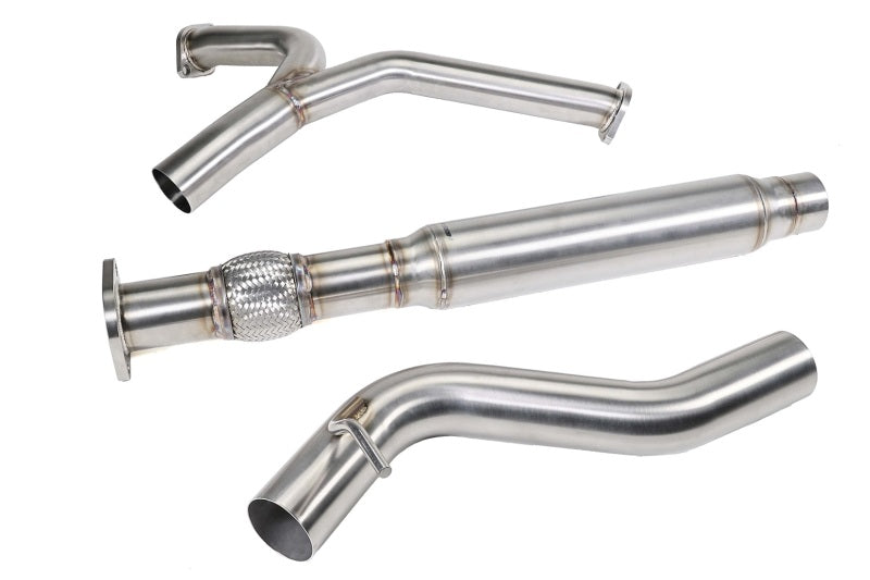 PERRIN 22-25 Subaru WRX Stainless Steel Midpipe w/Resonator 3in. (Fits OEM/Aftermarket Mufflers) Connecting Pipes Perrin Performance