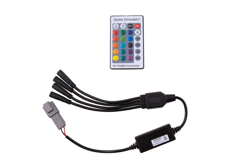 Diode Dynamics RGBW 24-Key M8 RF Controller Light Accessories and Wiring Diode Dynamics