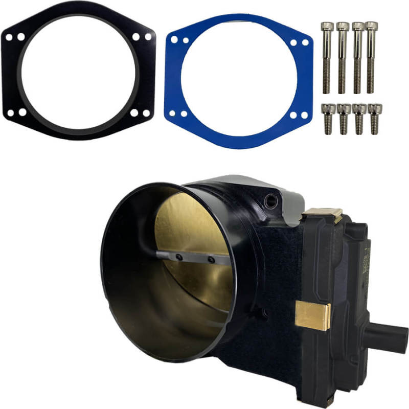 Granatelli 13-20 GM LT1/LT4/LT5 Drive-By-Wire 112mm Throttle Body - Black Throttle Bodies Granatelli Motor Sports