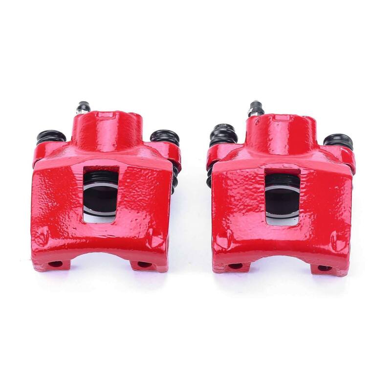 Power Stop 96-02 Ford Crown Victoria Rear Red Calipers w/o Brackets - Pair Brake Calipers - Perf PowerStop