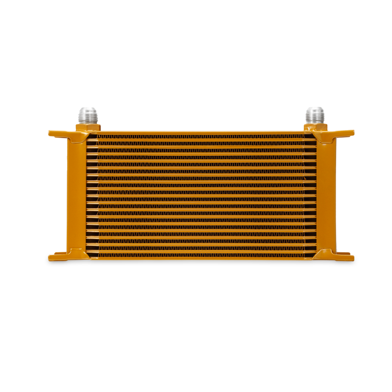 Mishimoto Universal 19 Row Oil Cooler - Gold Oil Coolers Mishimoto