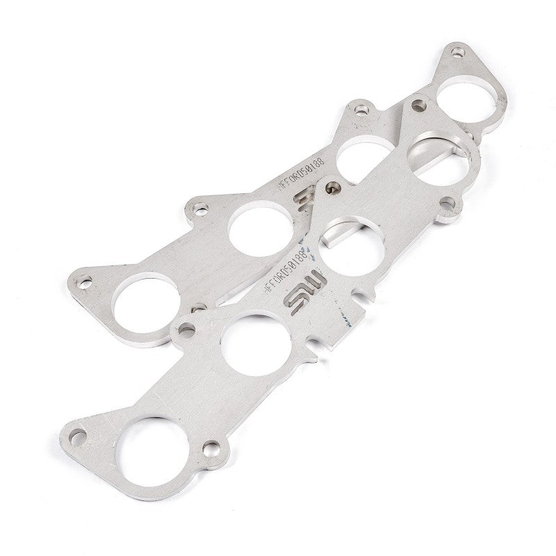 Stainless Works Ford 5.2L/5.0L Coyote Round Port Header 304SS Exhaust Flanges 1-7/8in Primaries Flanges Stainless Works