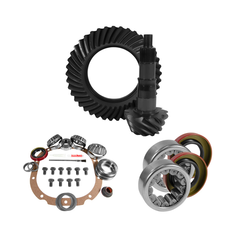 Yukon 8.8in Ford 4.56 Rear Ring & Pinion Install Kit 2.99in OD Axle Bearings and Seals Differential Install Kits Yukon Gear & Axle