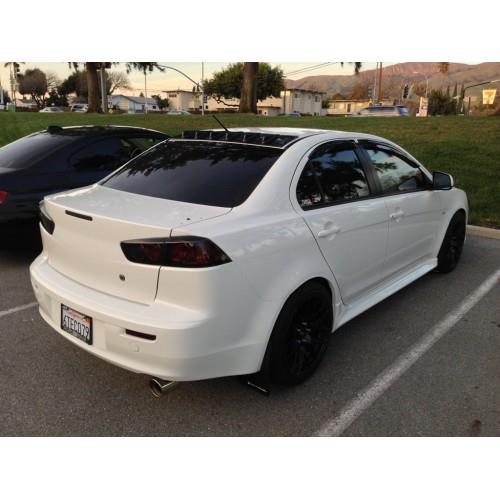 BLOX Racing 08+ Mitsubishi Lancer Vortex Generator - ABS Black Vortex Generators BLOX Racing