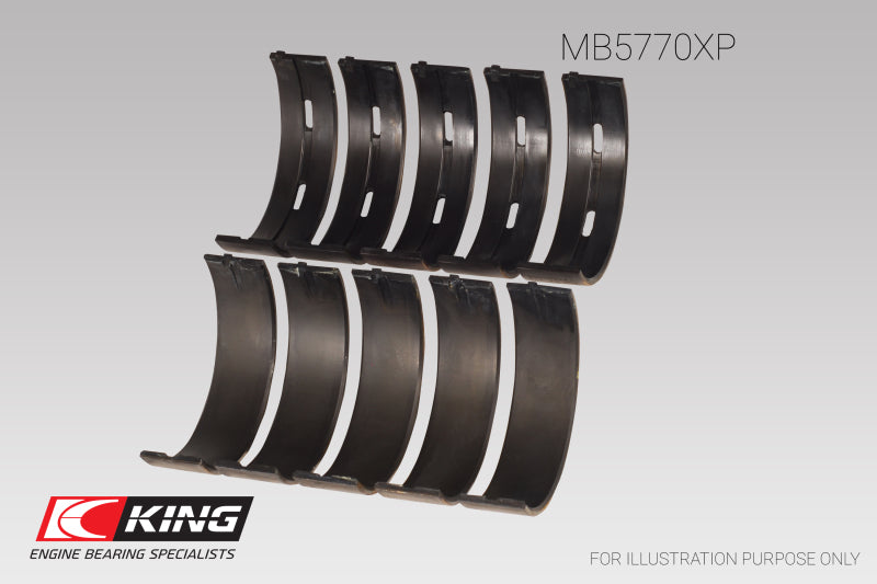 King Engine Bearings Nissan VK45DD/E/ VK50VE/ Vk56DE/VD (Size 0.26) Main Bearing Set Bearings King Engine Bearings