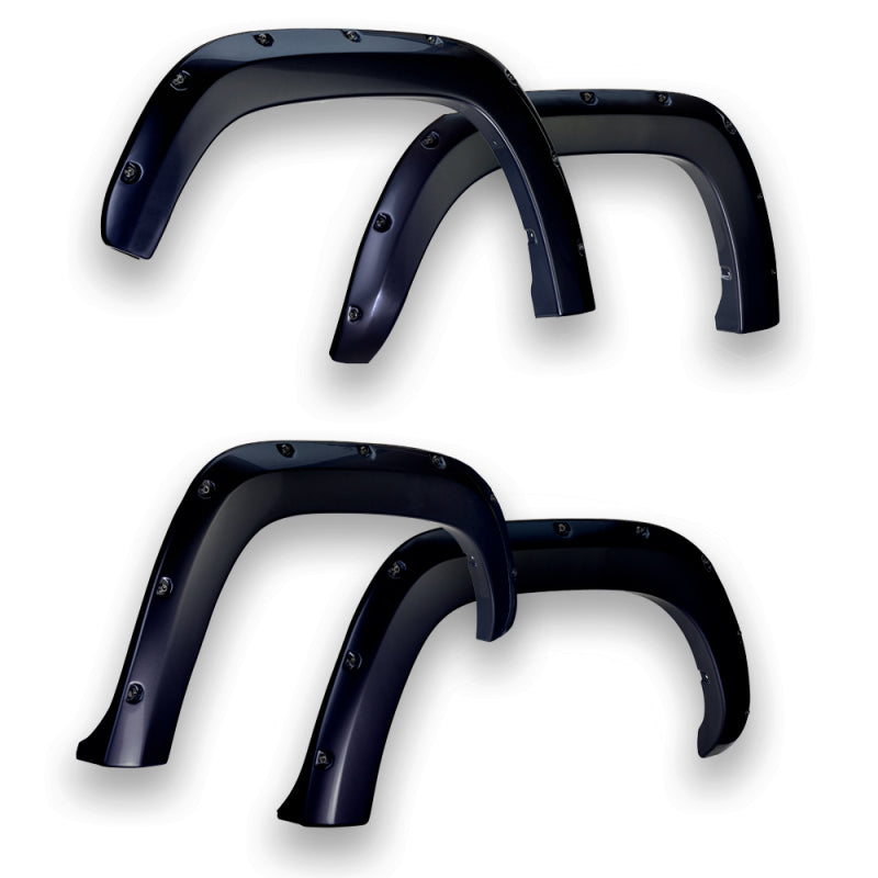 EGR 11-15 Ford Super Duty Bolt-On Look Color Match Fender Flares - Set - Carbon Black Fender Flares EGR
