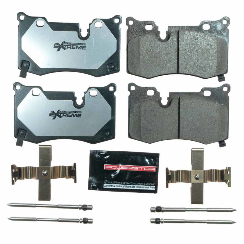 Power Stop 2020 Chevrolet Corvette C8 Base Rear Z26 Extreme Street Brake Pads w/Hardware Brake Pads - Performance PowerStop