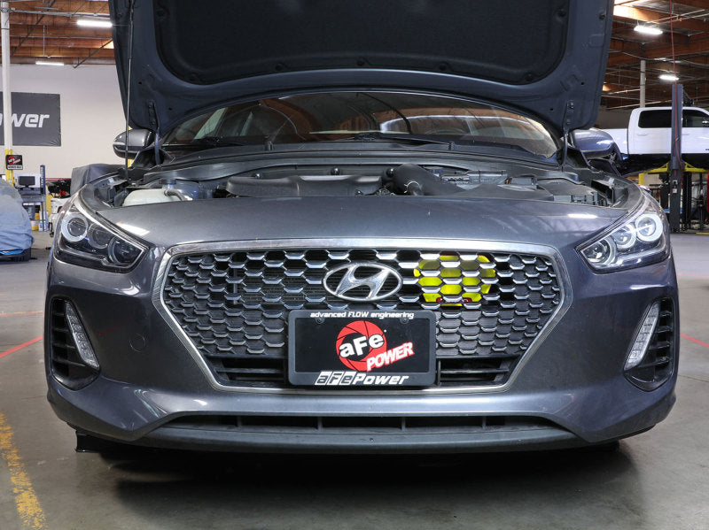 aFe 18-20 Hyundai Elantra GT L4-1.6L (t) Takeda Momentum Dynamic Air Scoop - Neon Green Air Intake Components aFe