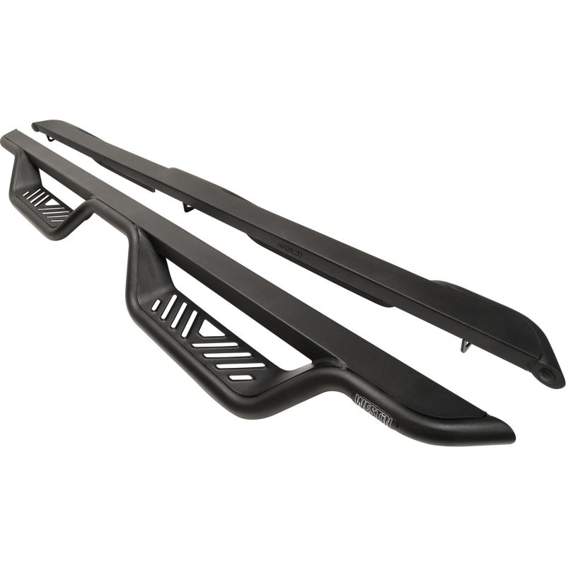 Westin 99-13 Chevrolet Silverado 1500 (Ext. Cab) Outlaw Drop Nerf Step Bars - Textured Black Nerf Bars Westin