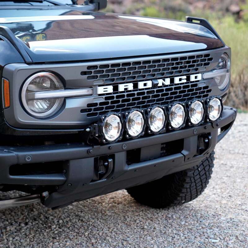KC HiLiTES 21+ Ford Bronco 39in. Gravity LED Pro6 Light Bar Kit Front Bumper Light Bars & Cubes KC HiLiTES