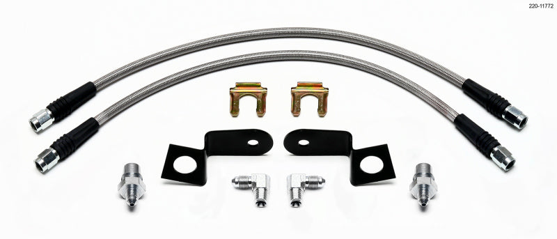Wilwood Flexline Kit 2006-10 Magnum/Charger/Challenger/300C Rear Brake Line Kits Wilwood