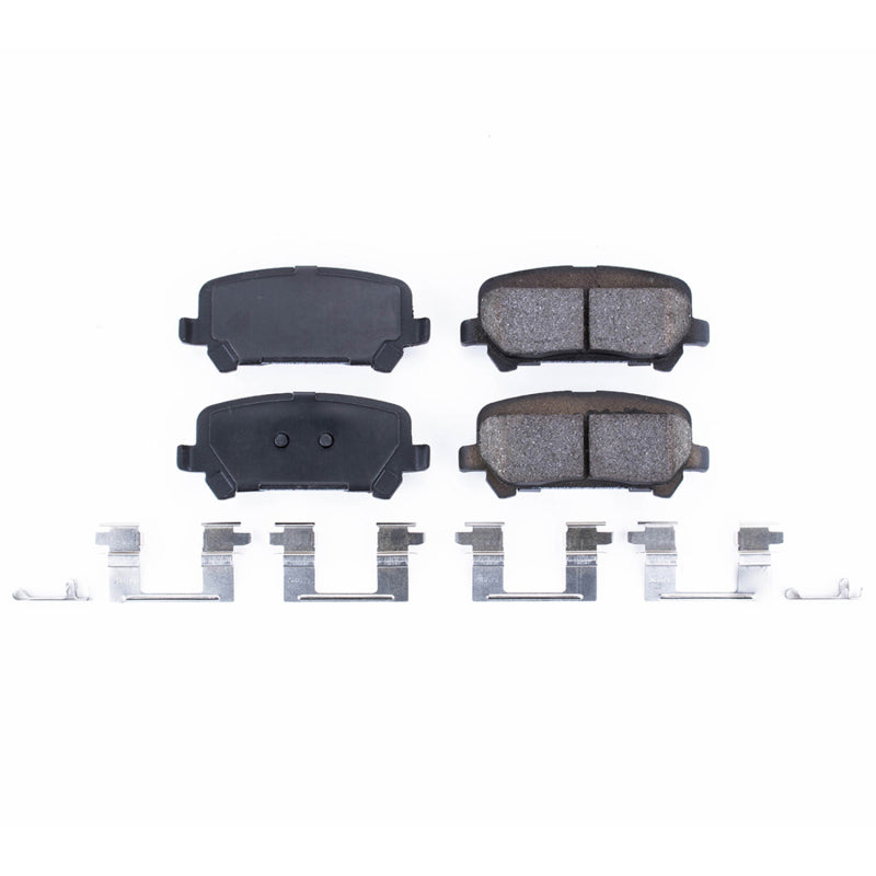 Power Stop 15-19 Chevrolet Colorado Rear Z17 Evolution Ceramic Brake Pads w/Hardware Brake Pads - OE PowerStop