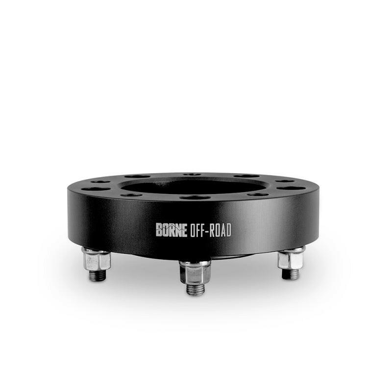 Borne Off-Road Wheel Spacers 5x150 110.1 25 M14 Black Wheel Spacers & Adapters Borne Off-Road