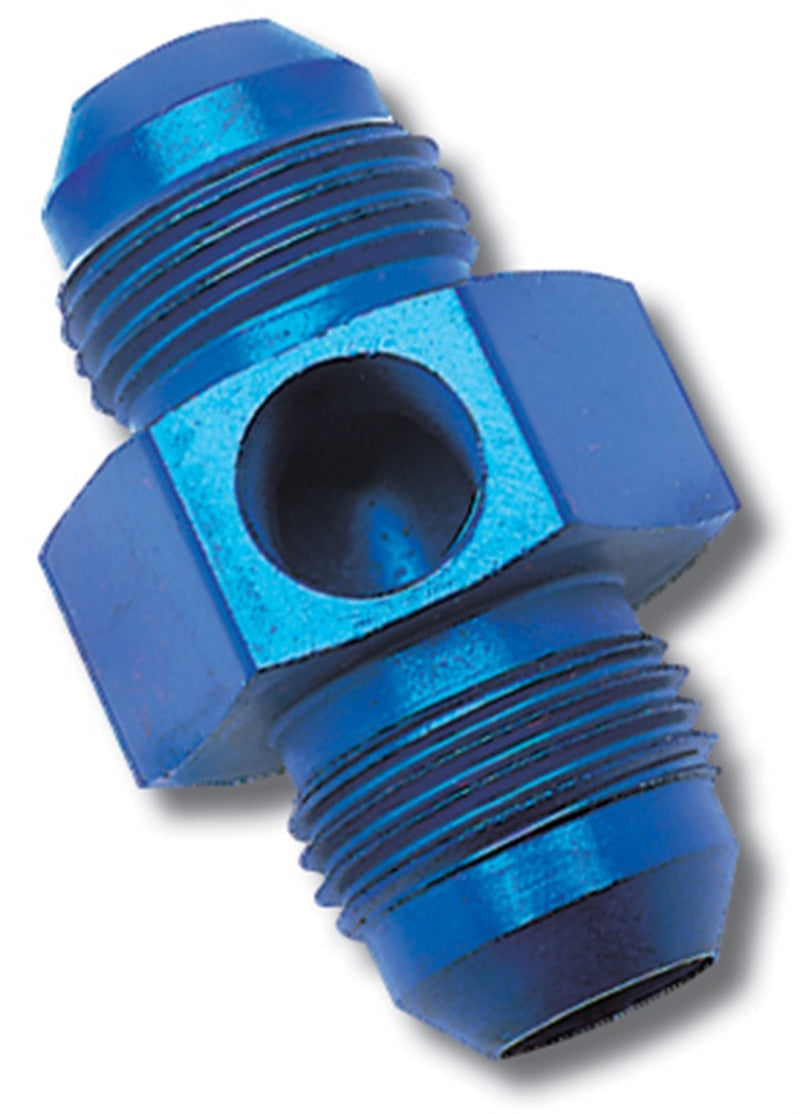 Russell Performance -8 AN Fuel Union Pressure Adapter (Blue) Fittings Russell