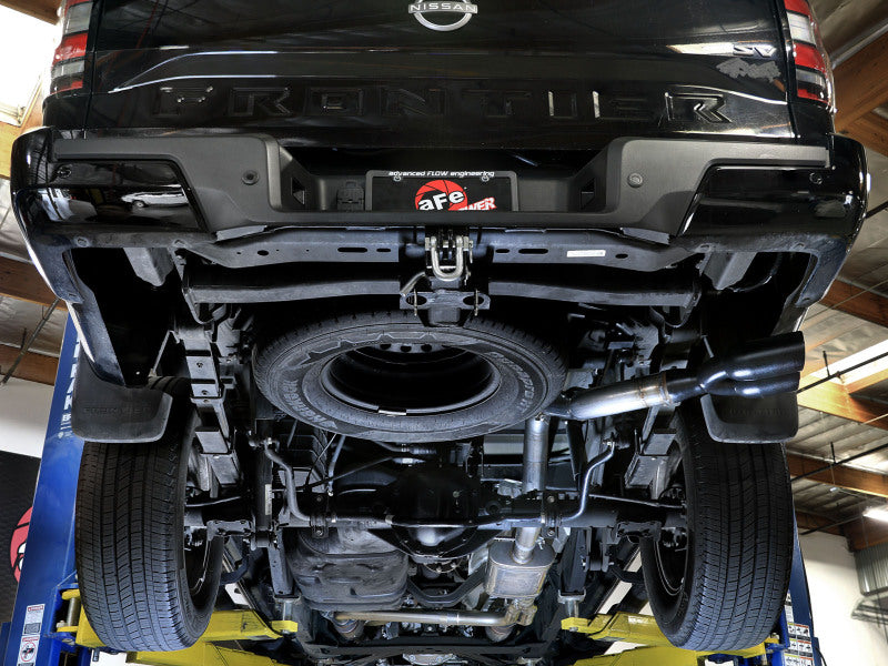 aFe 2022+ Nissan Frontier V6 Vulcan Series SS Cat-back Exhaust w/ Black Tips Catback aFe