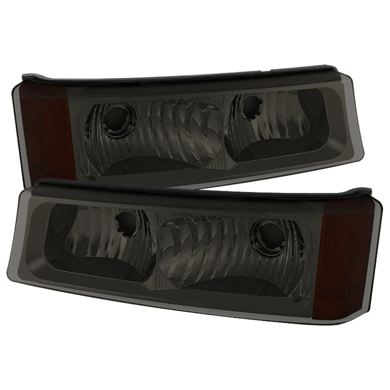 xTune Chevy Silverado 03-06 Bumper Lights Smoke CBL-JH-CSIL03-AM-SM Sidemarkers & Indicators SPYDER