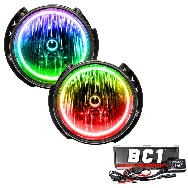 Oracle 07-16 Jeep Wrangler JK SMD HL - ColorSHIFT w/ BC1 Controller Headlights ORACLE Lighting