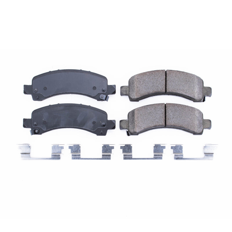 Power Stop 02-06 Cadillac Escalade Rear Z17 Evolution Ceramic Brake Pads w/Hardware Brake Pads - OE PowerStop