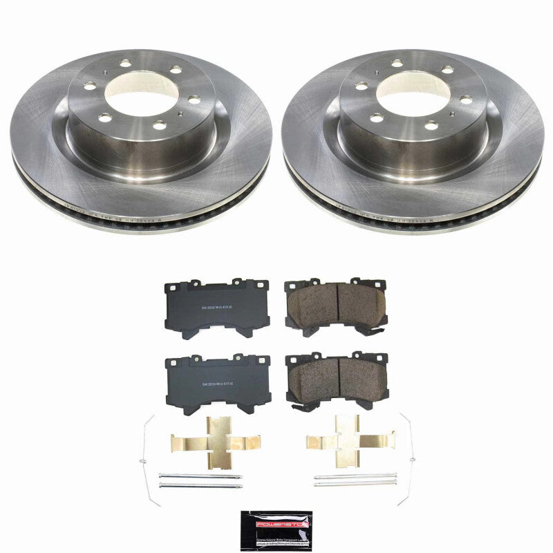 Power Stop 23-24 Toyota Sequoia Front Autospecialty Brake Kit Brake Kits - OE PowerStop