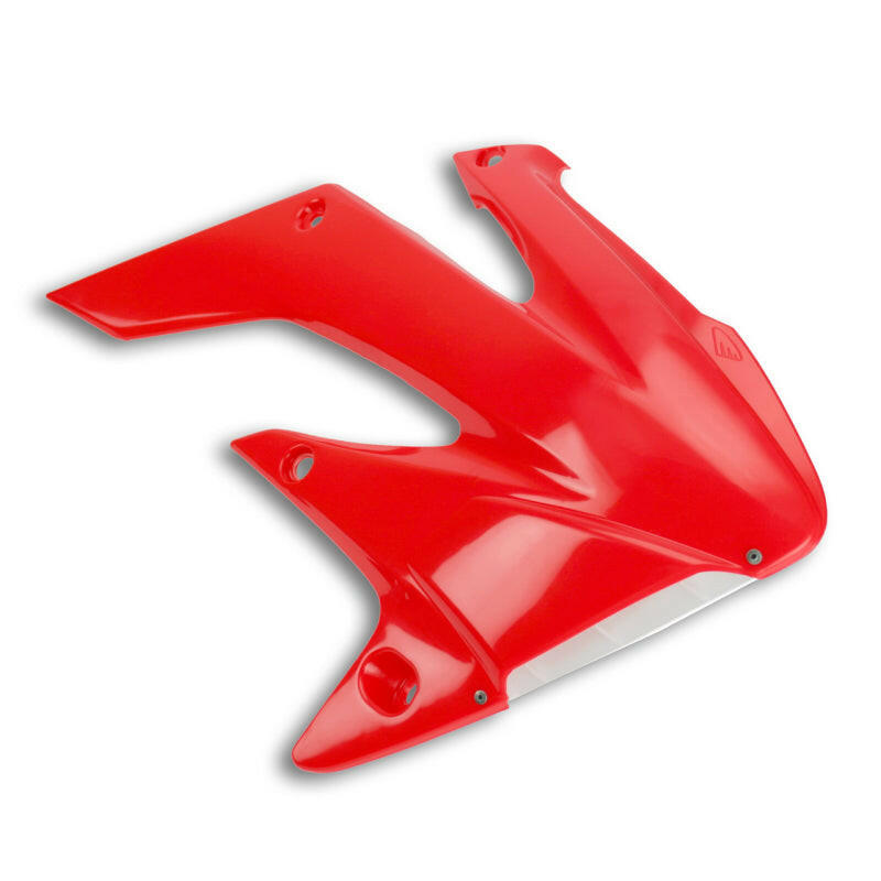 Cycra 04-09 Honda CRF250R/X Powerflow Radiator Shrouds - Red Plastics Cycra