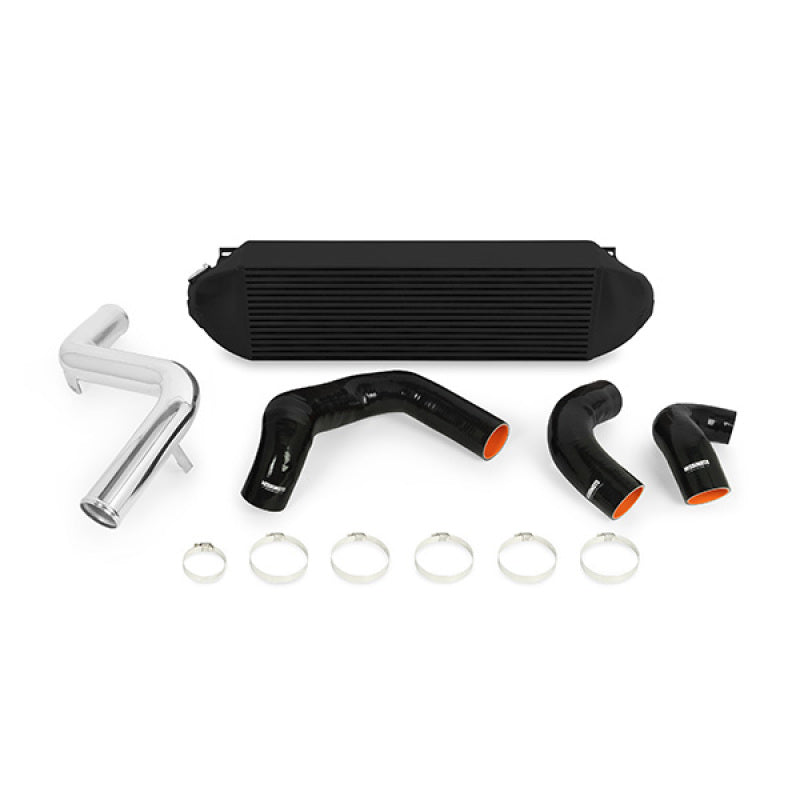 Mishimoto 2013+ Ford Focus ST Black Intercooler w/ Polished Pipes Intercooler Kits Mishimoto