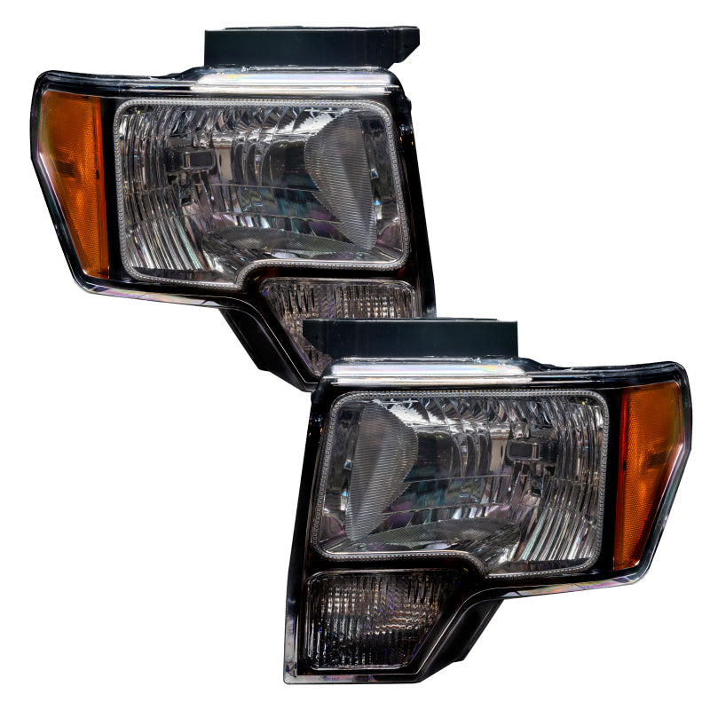 Oracle 09-14 Ford F-150 LED HL - Black - ColorSHIFT w/ 2.0 Controller Headlights ORACLE Lighting