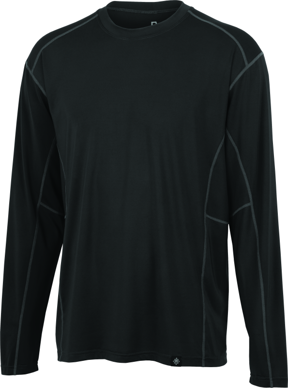 FIRSTGEAR Base Layer Shirt Lightweight Long-Sleeve Dark Grey - Medium Shirts First Gear