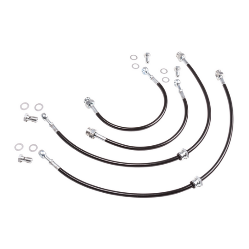 Chase Bays 95-02 Nissan 240SX (S14/S15) Extended Caliper Brake Lines - Front Lines Brake Line Kits Chase Bays